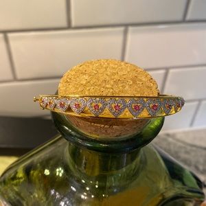 The Danbury mint heart bangle bracelet